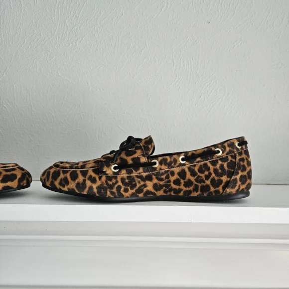 NWOT Stuart Weitzman Tinsley Leopard Moccasins/Loafers - Picture 4 of 14